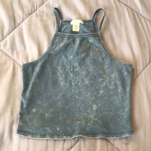 tie dye tank top cropped